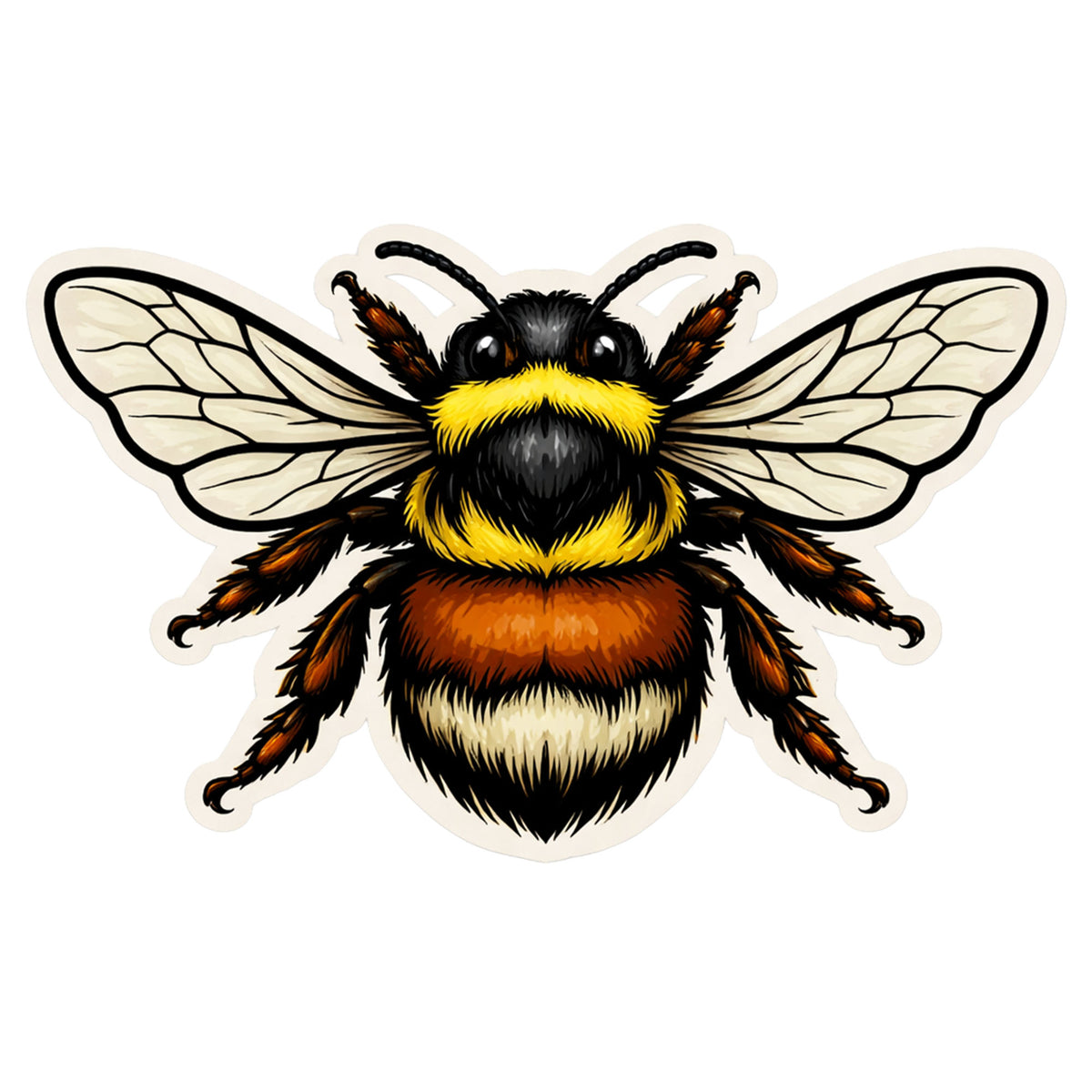 Decal Sticker: Bee