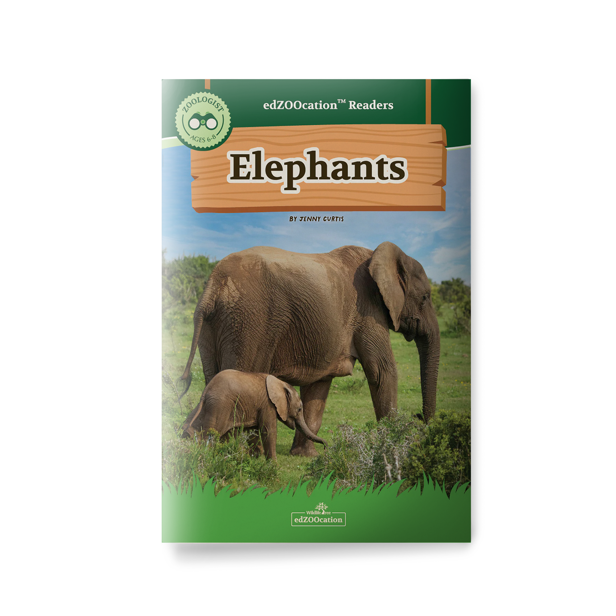 Book titled "Elephants"