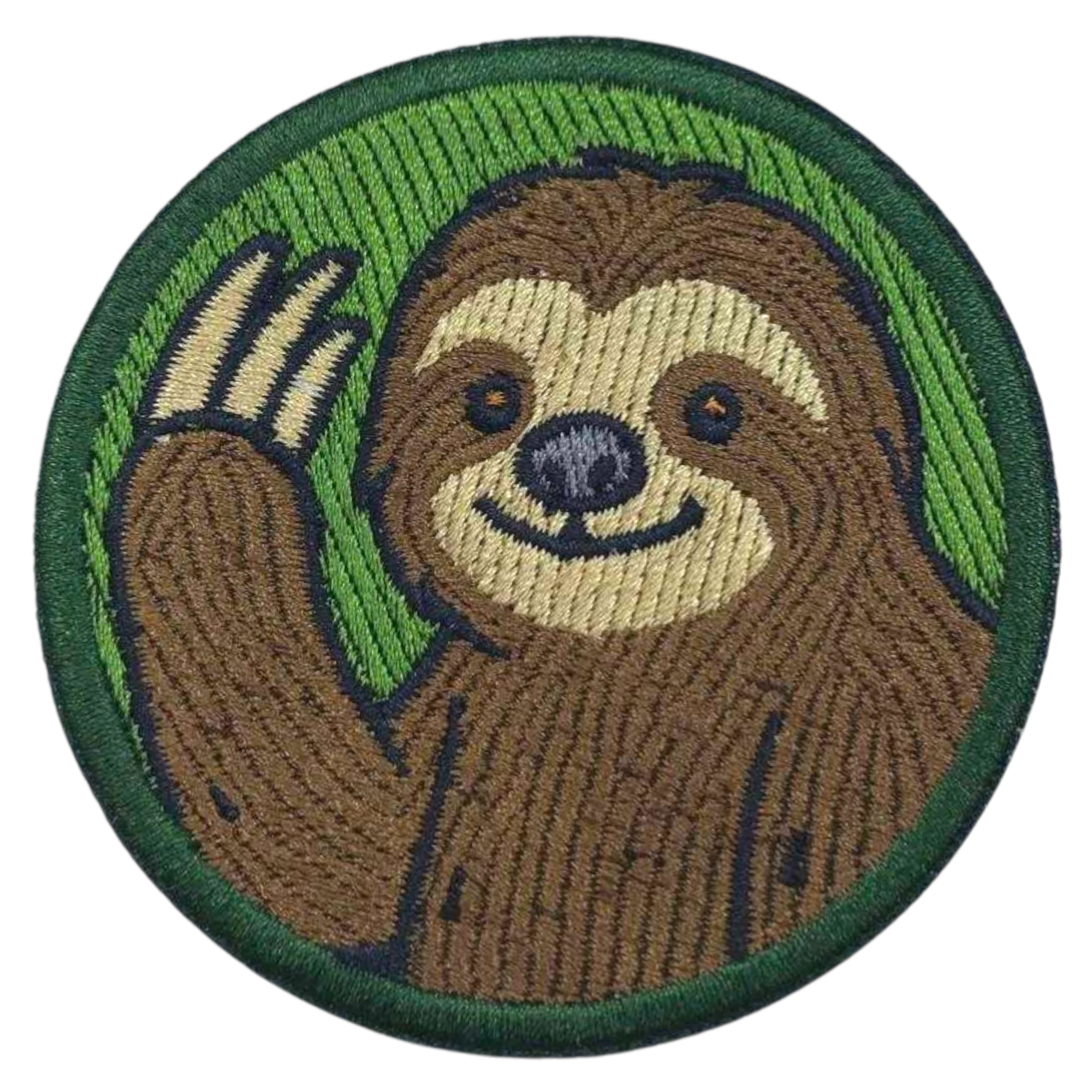 Sloth Embroidered Patch (2.5″) | edZOOcation