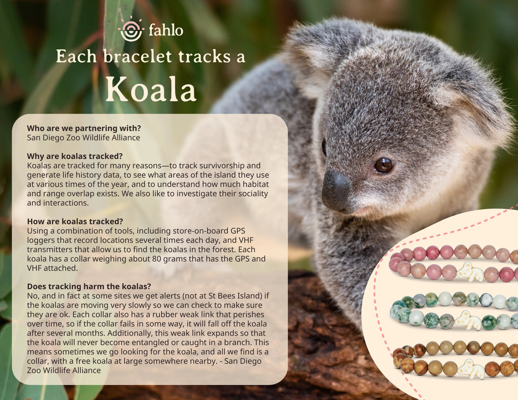 Fahlo – The Lounge Koala Tracking Bracelet (Eucalyptus Green)