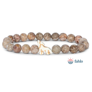 Fahlo – The Scout Wolf Tracking Bracelet (Moon)