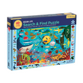 Ocean Life Search & Find Puzzle packaging with colorful illustrations of sea creatures on a white background.
