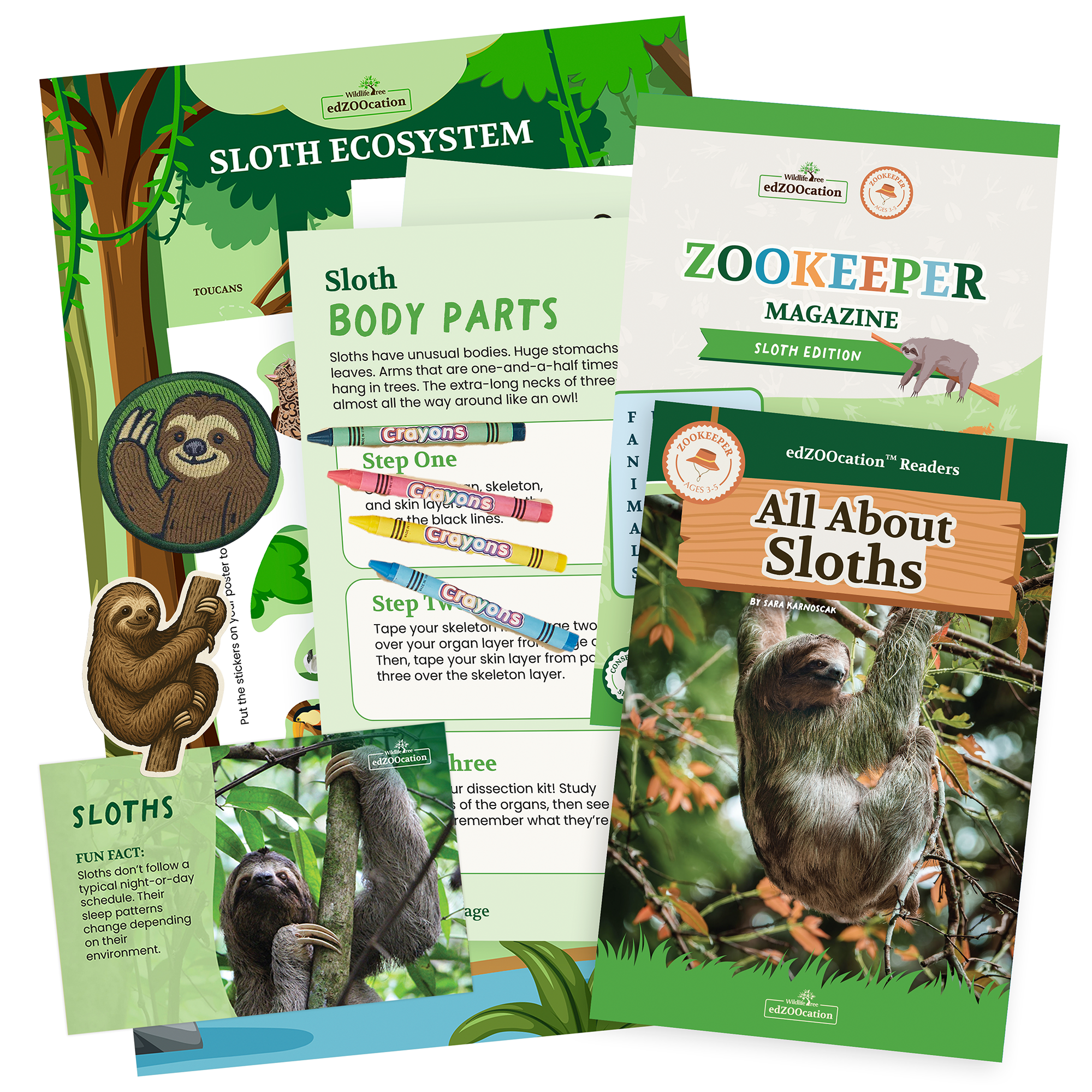 Sloth Zookeeper Box (Ages 3-5)