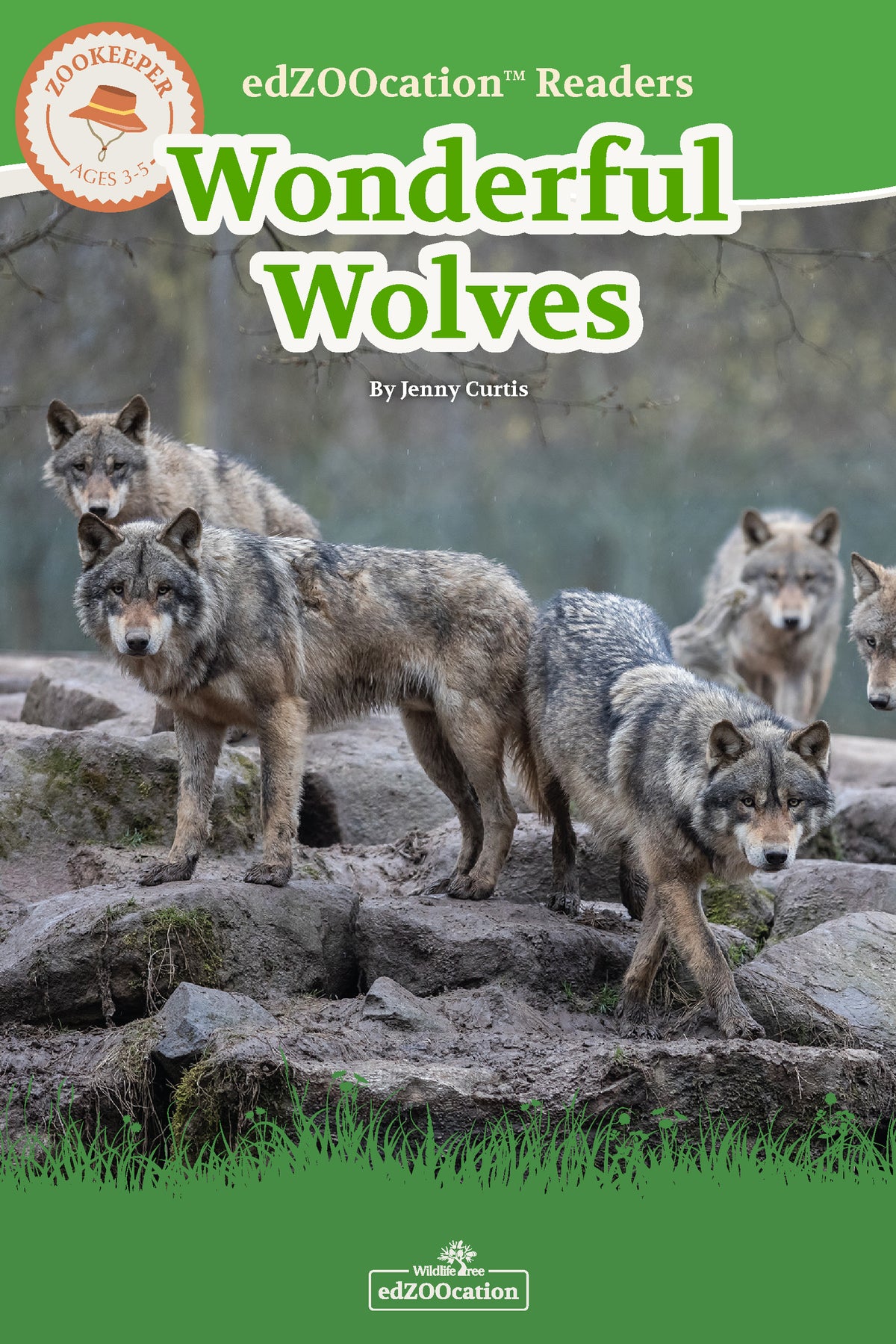 Wolves Conservation Book Wonderful Wolves edZOOcation Zookeeper Book - Paperback