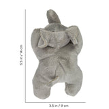4 Inch Mini Stuffed Elephant Dimensions