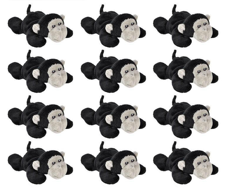 4" Mini Stuffed Gorilla (12-Pack)