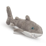 Single Great White Shark Mini 4” Small Stuffed Animal, Ocean Animal Toy, Sea Party Favor for Kids