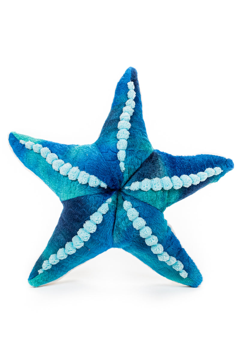 9 Inch Blue Stuffed Starfish Seastar Floppy Plush Animal Sea Life Ocean Collection