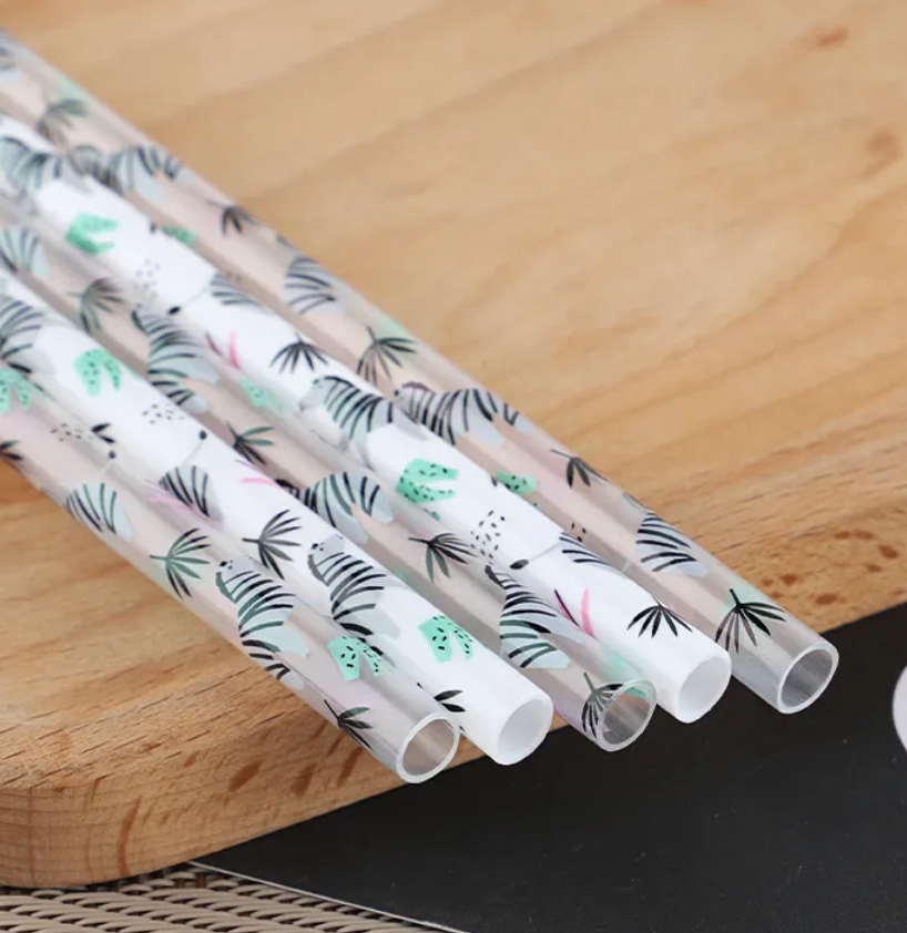Zebra Reusable Straw - Single