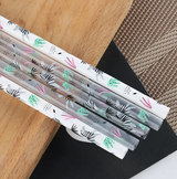 Zebra Print Reusable Straws, 5-Pack