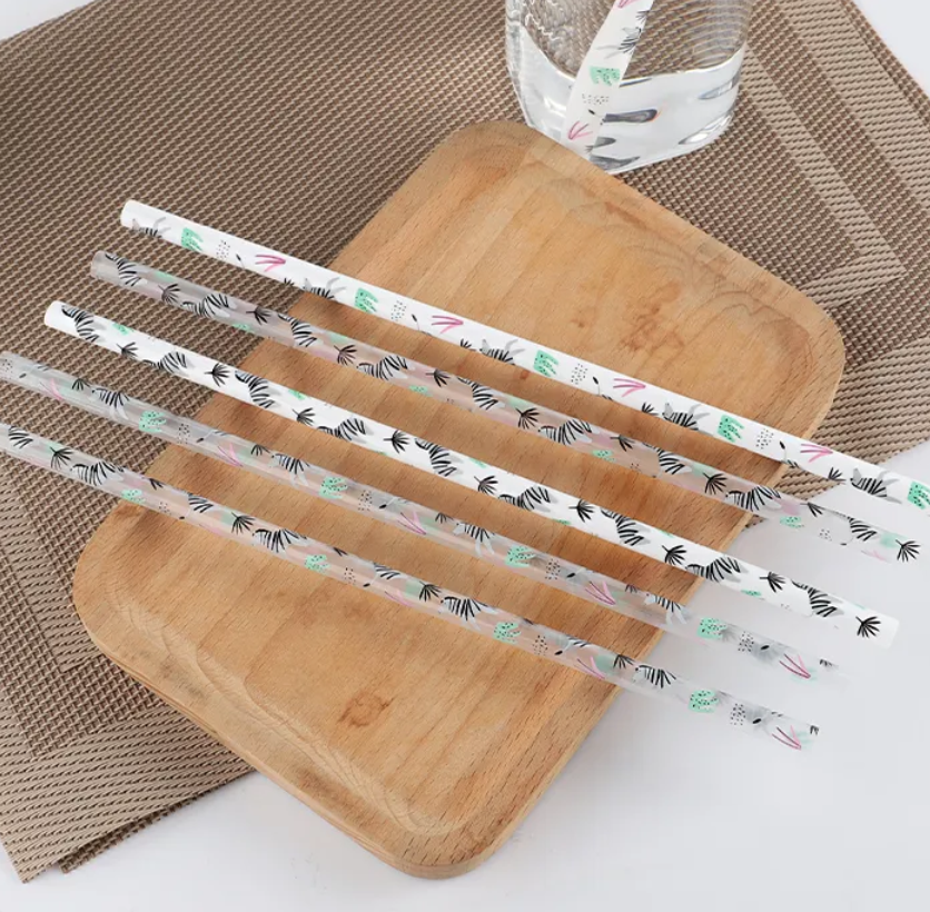 Zebra Reusable Straw - Single