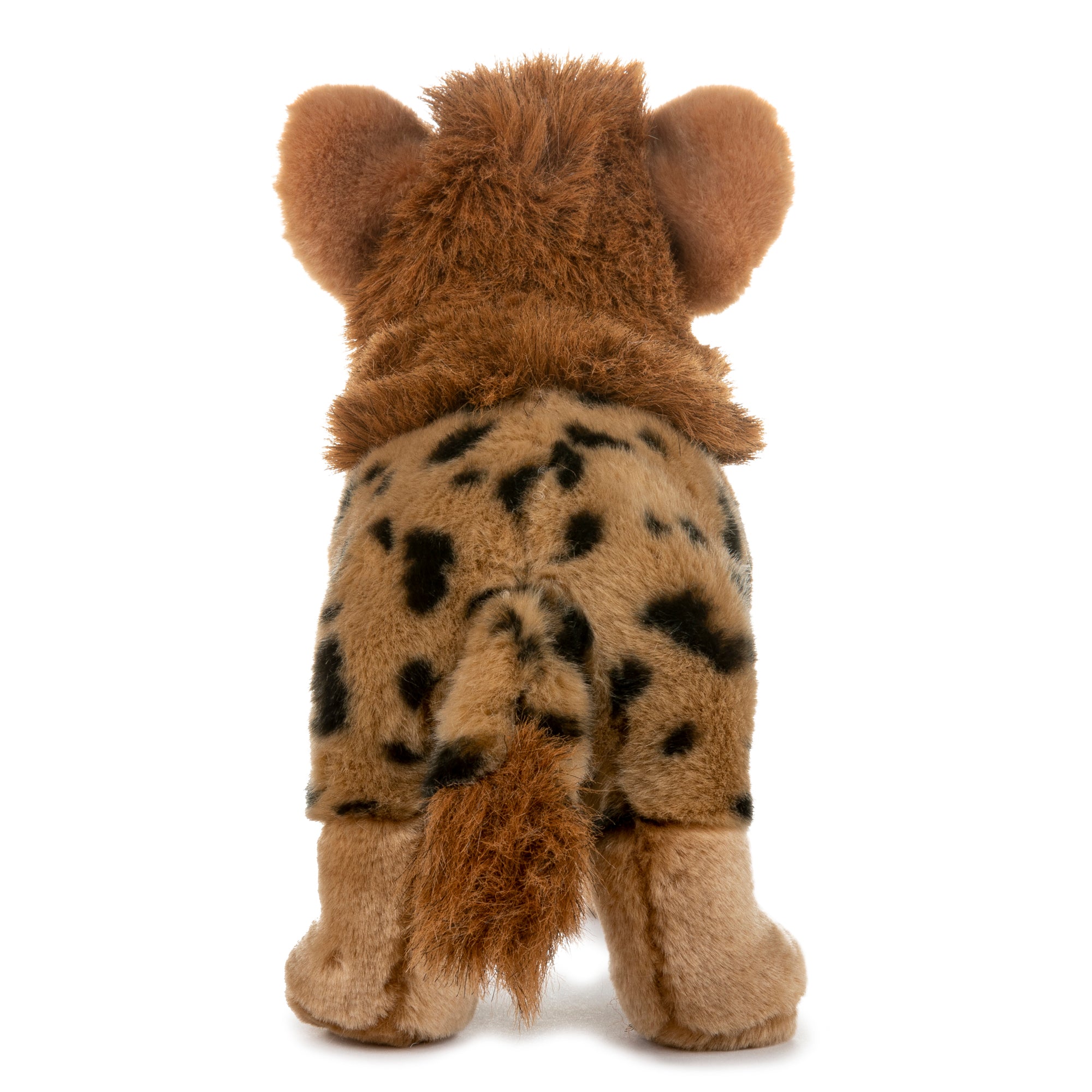 12 Inch Standing Stuffed Hyena Plush Animal Kingdom Collection