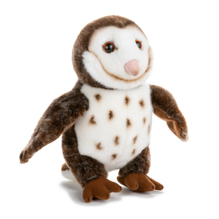 11" Barn Owl Stuffed Animal Plush