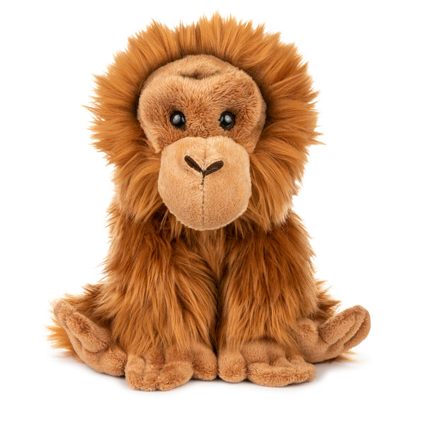 12 Inch Stuffed Orangutan Plush Floppy Animal Kingdom Collection