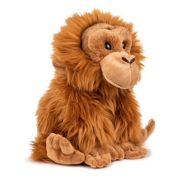 12 Inch Stuffed Orangutan Plush Floppy Animal Kingdom Collection