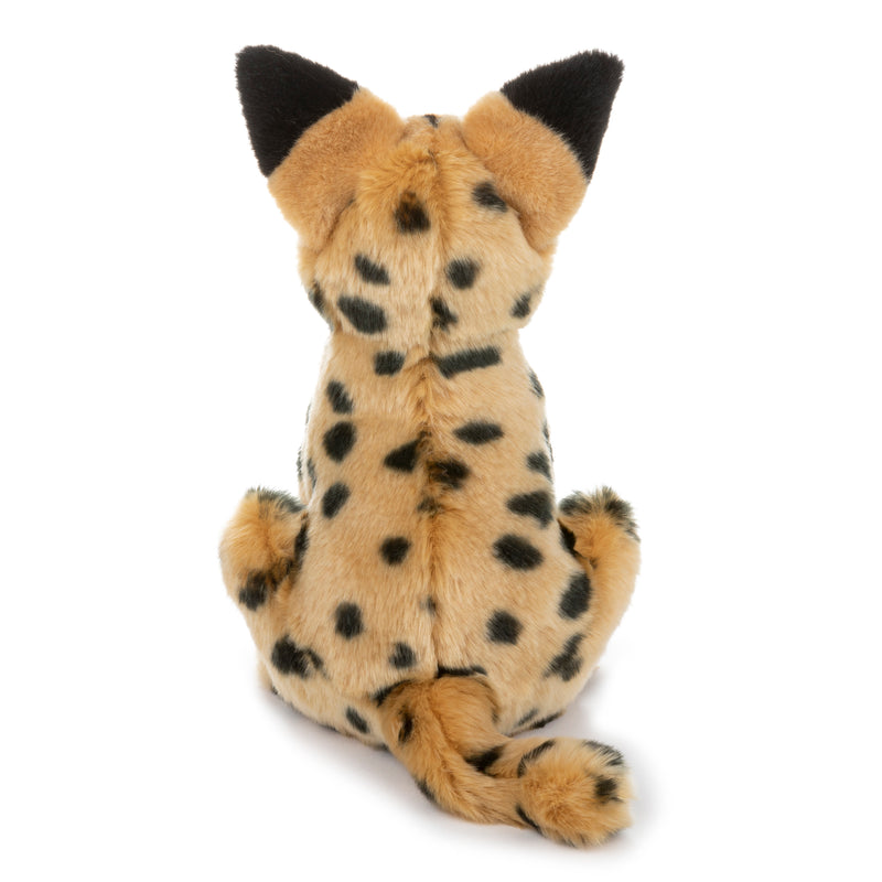 12 Plush Sitting Serval Stuffed Animal – edZOOcation